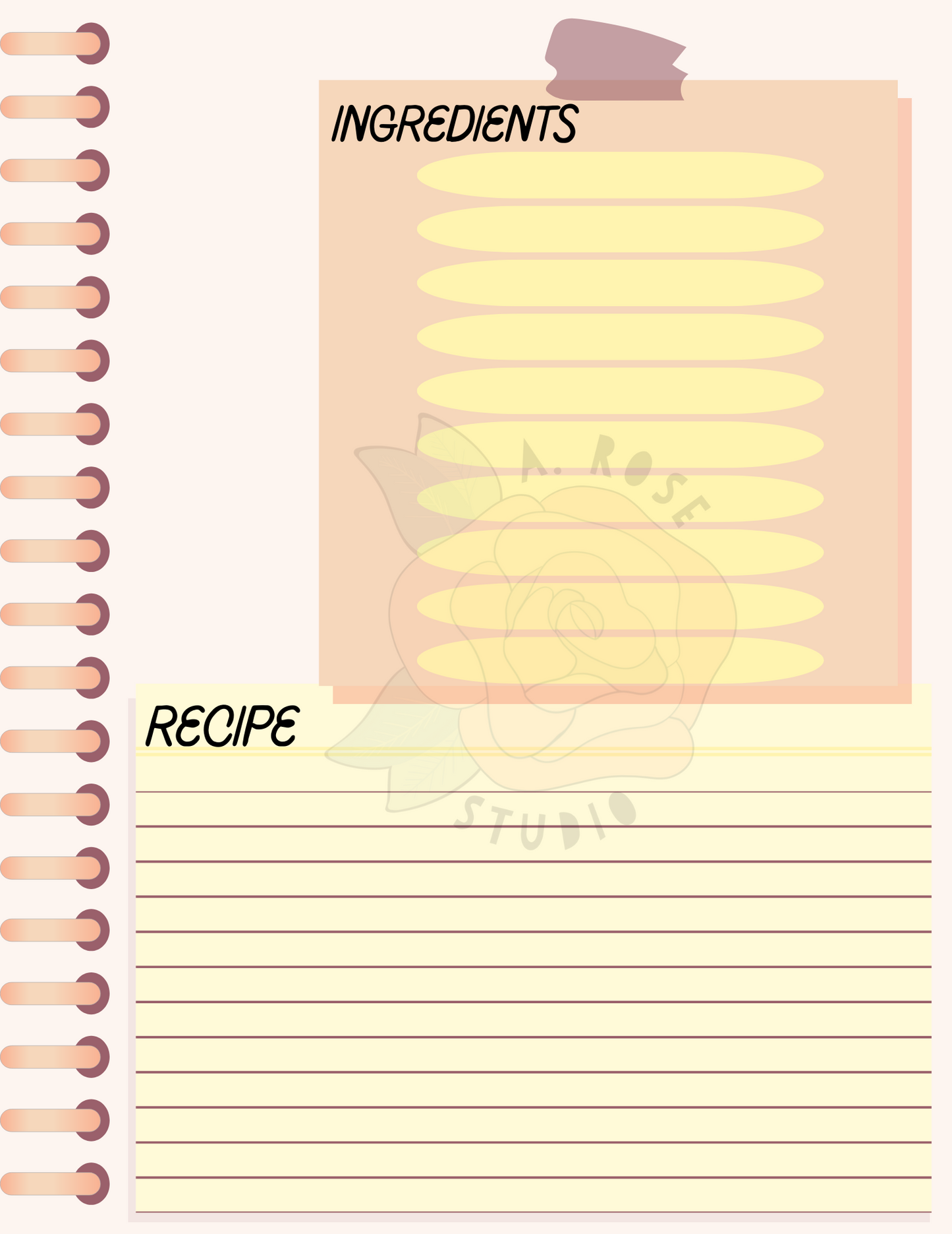 My favorite drinks recipe book
